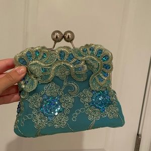 Custom Embroidered Clutch
